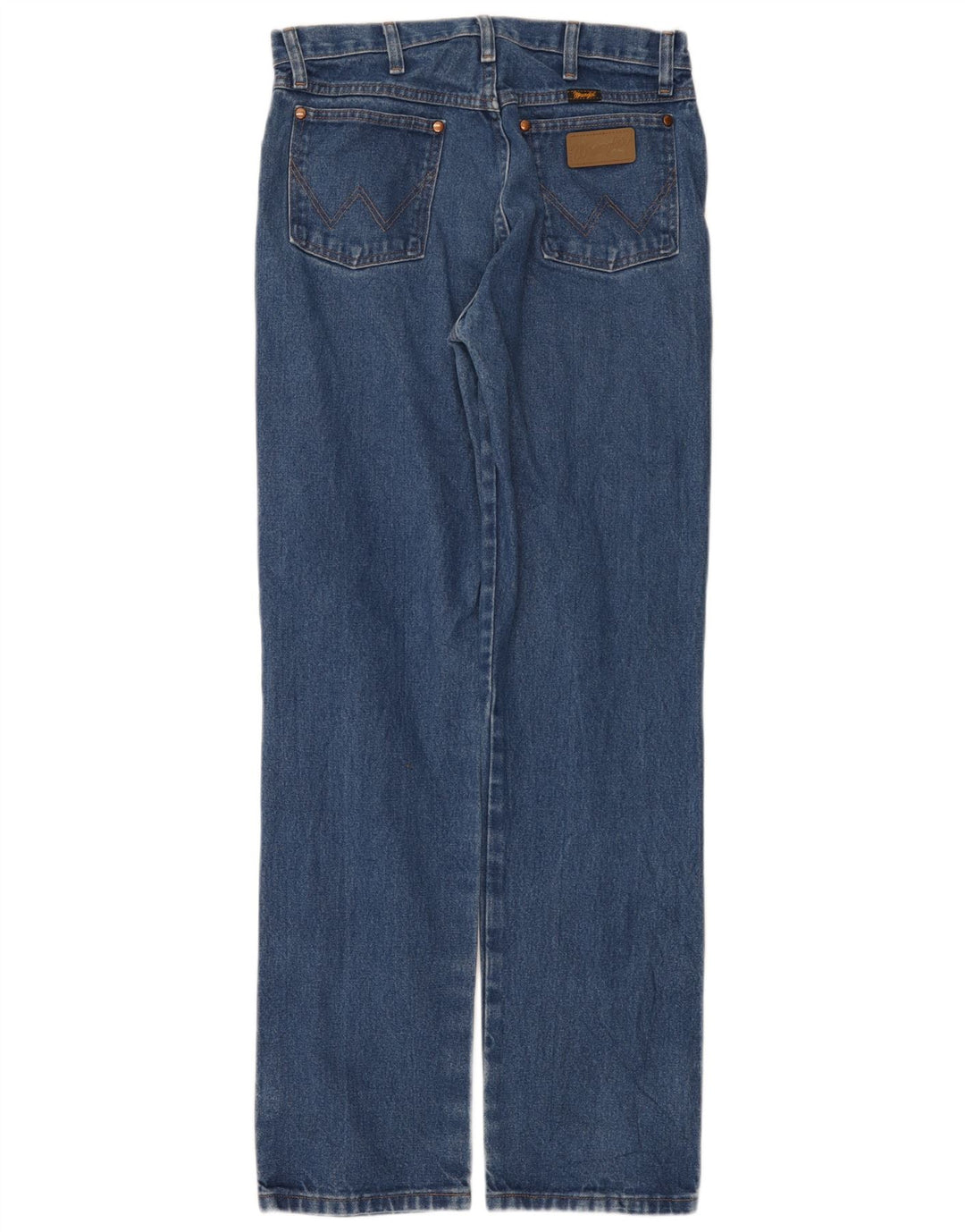 Wrangler Straight Jeans til mænd W32 L34 blå bomuld