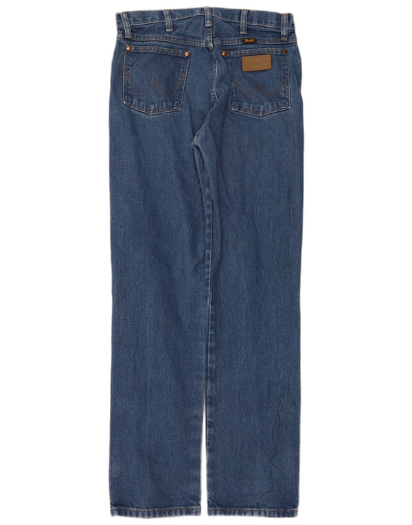 Wrangler Straight Jeans til mænd W32 L34 blå bomuld