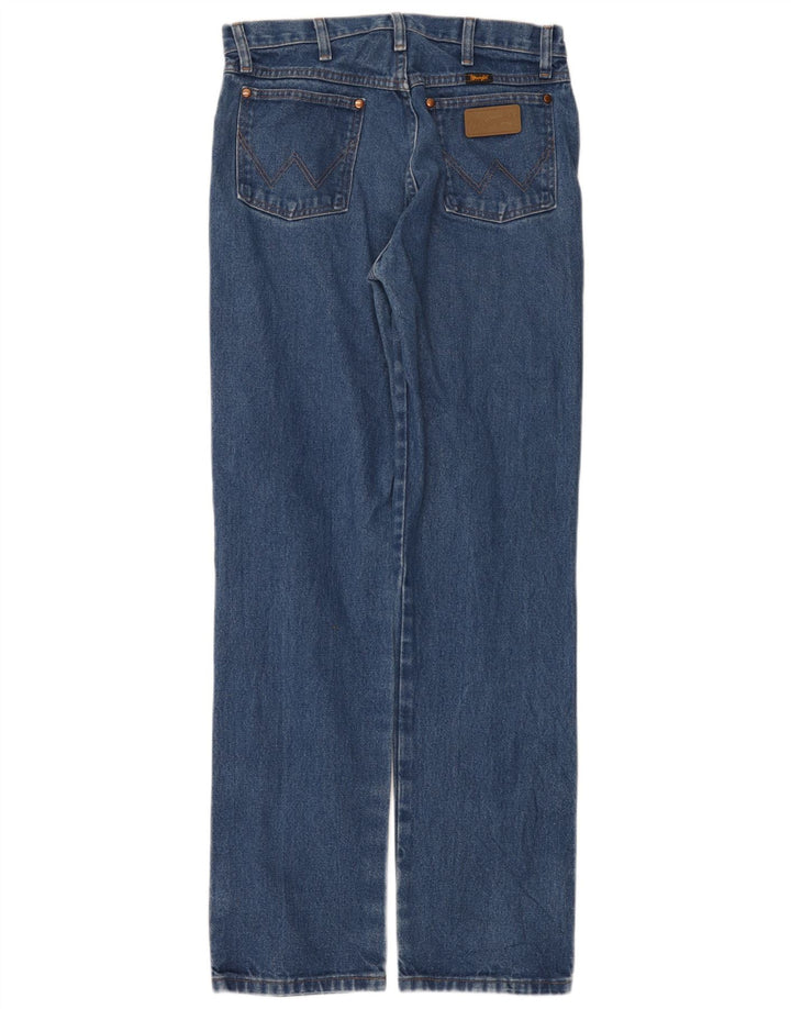 Wrangler Straight Jeans til mænd W32 L34 blå bomuld