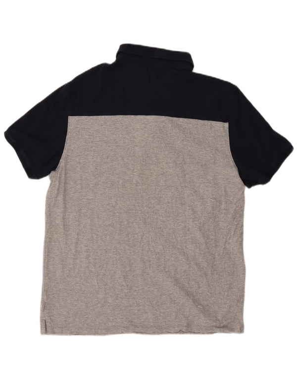 CALVIN KLEIN Poloshirt til mænd, stor grå farveblok