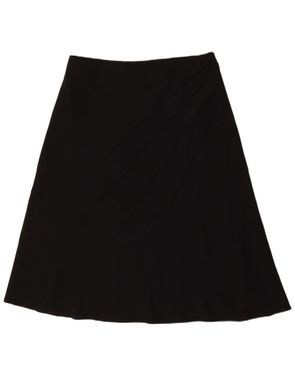 Marks & Spencer A-line nederdel til kvinder UK 18 XL W36 sort polyester