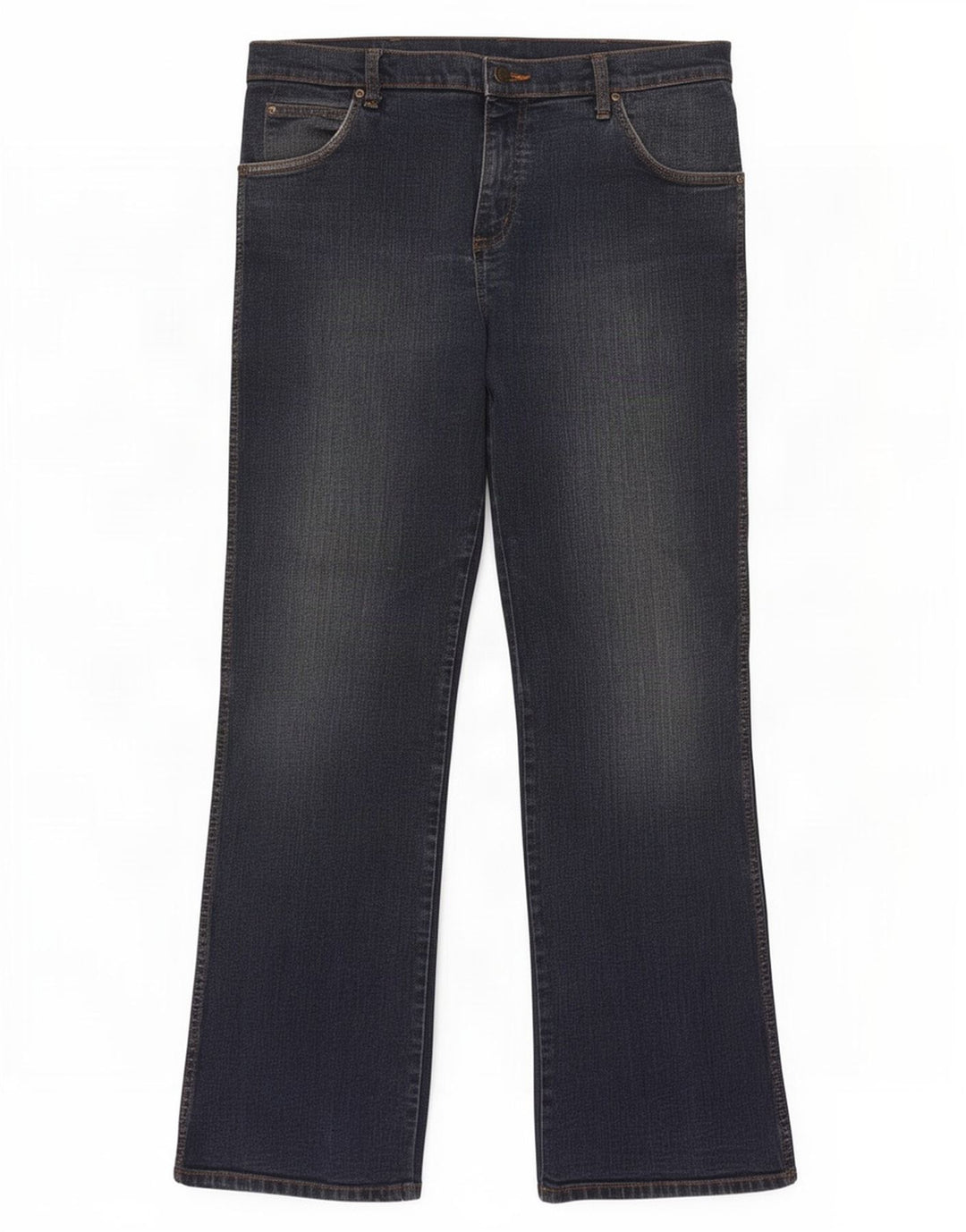 Wrangler Bootcut jeans til mænd W34 L32 Marineblå bomuld
