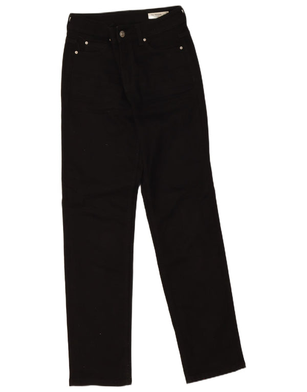 Marks & Spencer Womens The Sienna Straight Jeans UK 10 Small W28 L30 Black