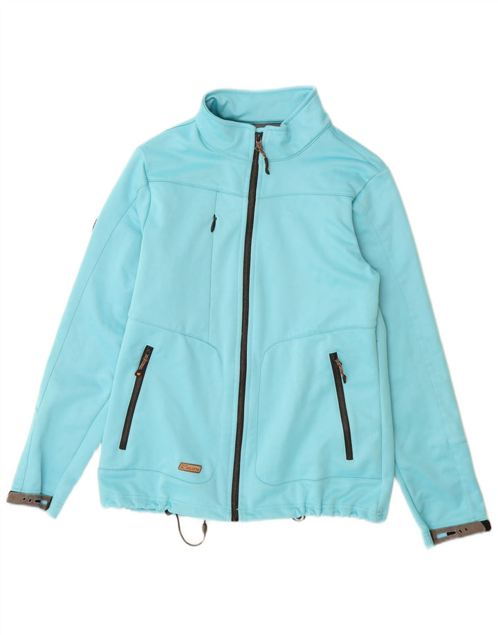 Iguana Dame Windbreaker Jacket EU 38 Medium Blue Polyester