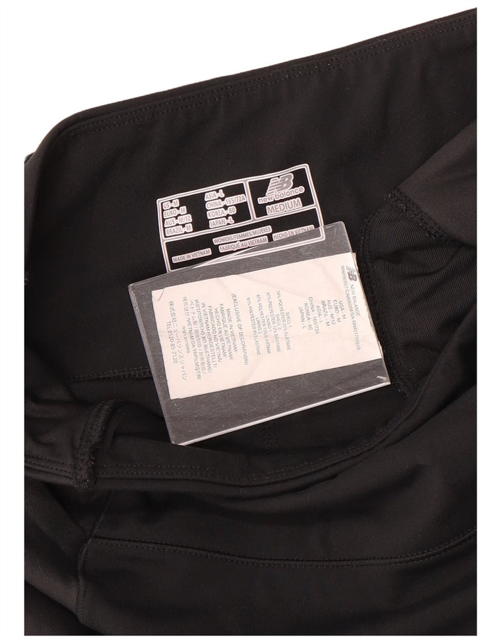New Balance Dame Leggings UK 12 Medium Sort Polyester