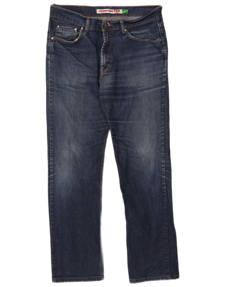 Carrera Herre 700 Straight Jeans W34 L30 Marineblå Bomuld