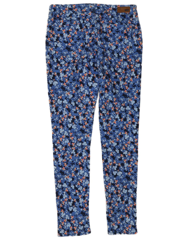 Levi's Dame Demi Curve Moderne Rise Skinny Jeans W27 L32 Blue Floral