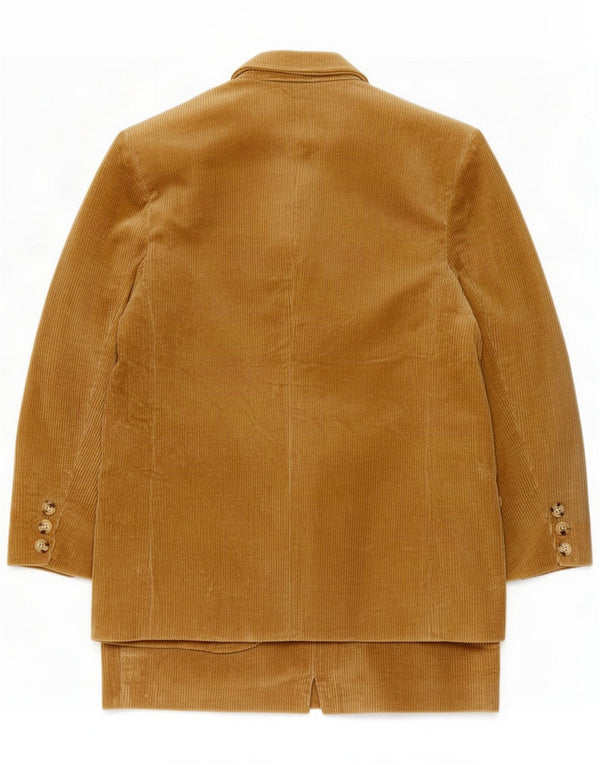 Ballon dame 4 knap 2 dele nederdel sæt UK 10 Small W28 Beige Bomuld