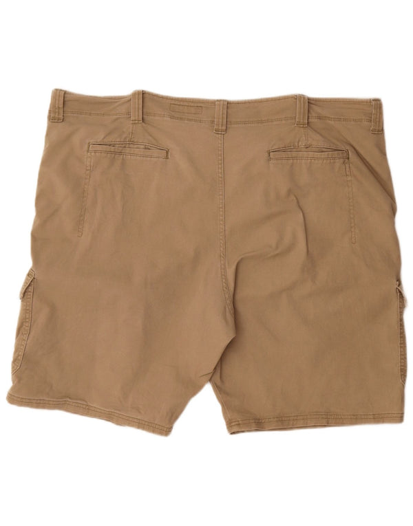 Wrangler Herre Relaxed Fit Cargo Shorts W44 2XL Beige Bomuld