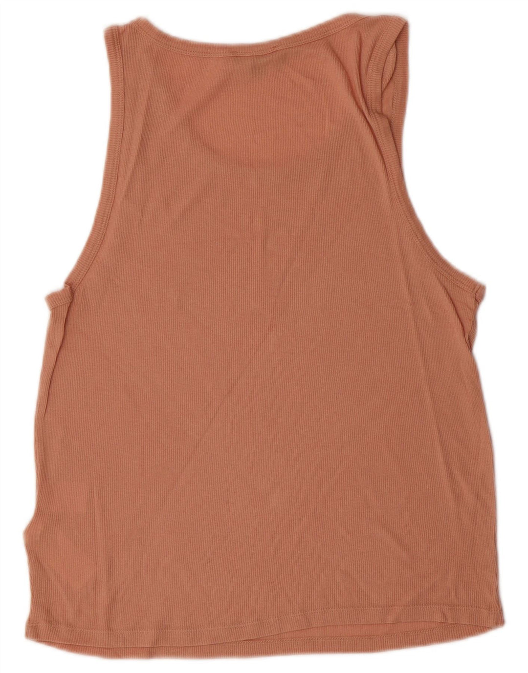 J. Crew Damevest Top UK 14 Stor Orange Bomuld