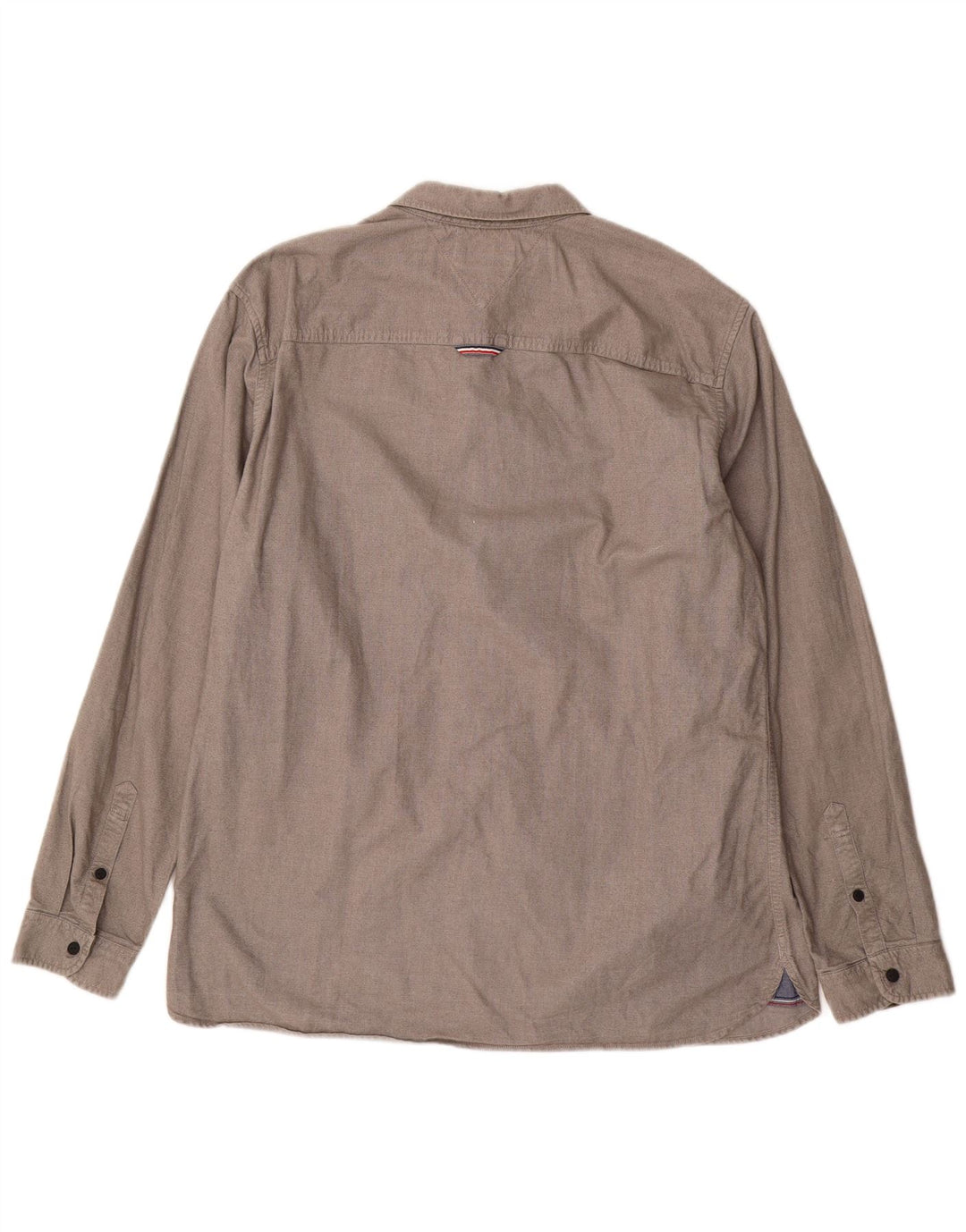 Tommy Hilfiger Herre Regular Fit skjorte XL Grå Bomuld