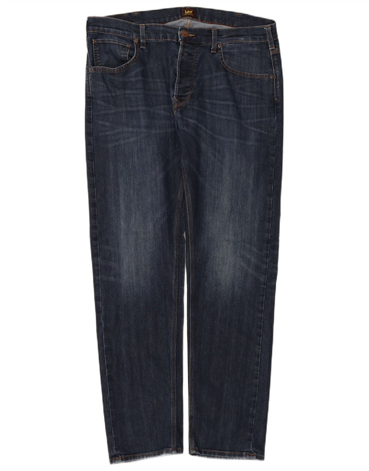 LEE Straight Jeans til mænd W36 L31 Blå