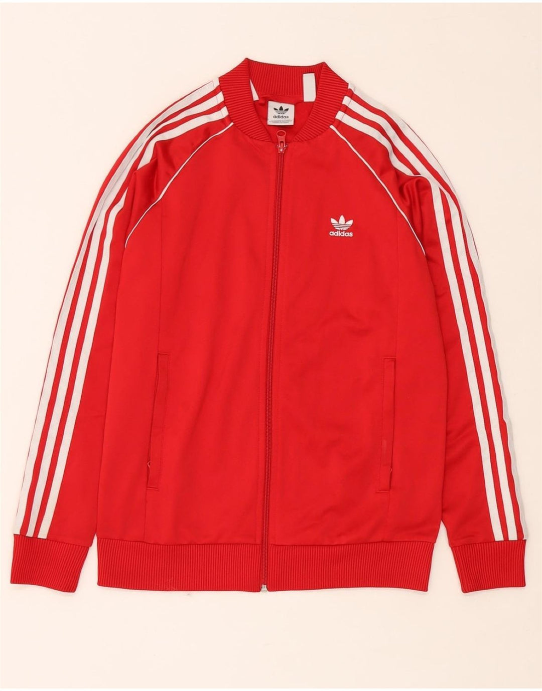 ADIDAS Træningsdragt til drenge Topjakke 13-14 År Rød Polyester