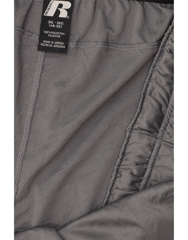 RUSSELL ATHLETIC Sportsshorts til mænd 3XL Grå Colourblock Polyester