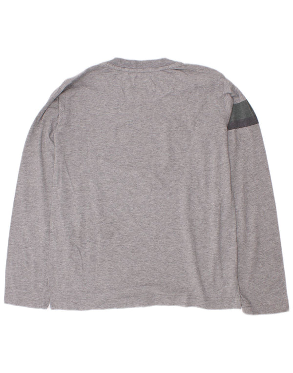 Armani Jeans Drenge Grafisk Top Langærmet 9-10 År Grå Colourblock