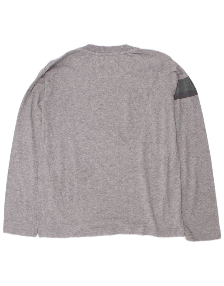 Armani Jeans Drenge Grafisk Top Langærmet 9-10 År Grå Colourblock