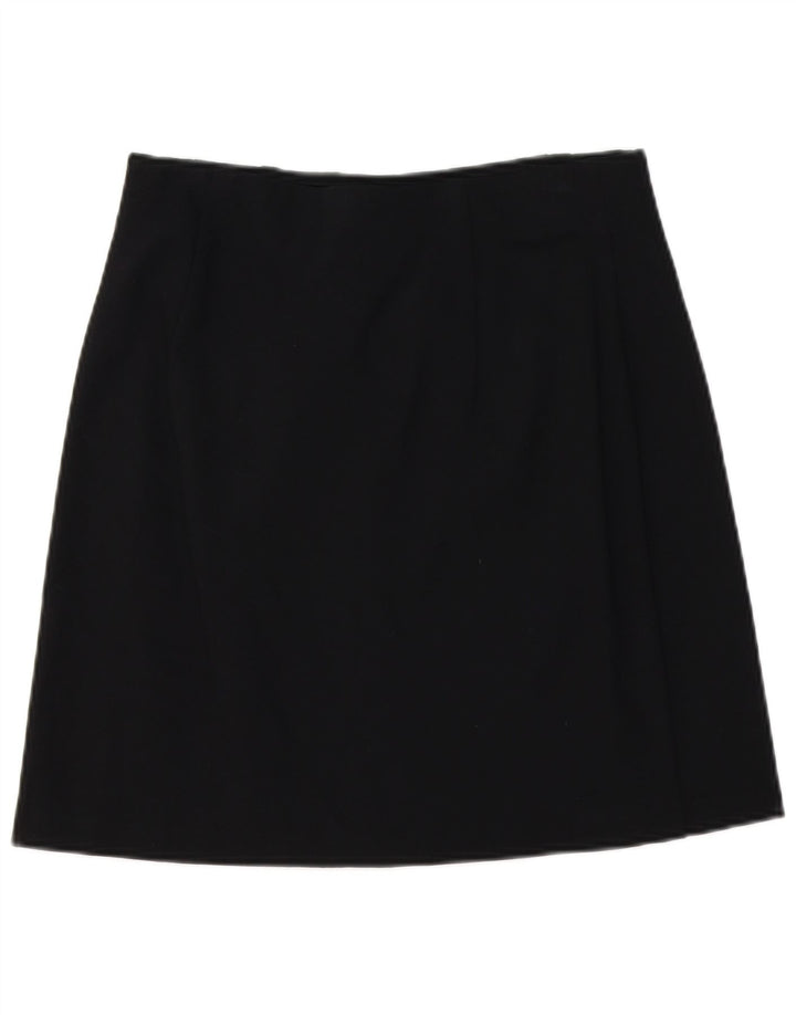 MARKS & SPENCER Girls A-Line Skirt 11-12 Years W32 Black