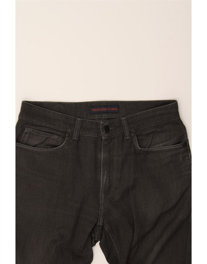 TRUSSARDI Womens Straight Jeans W32 L31 Grey Vintage Trussardi and Second-Hand Trussardi from Messina Hembry 