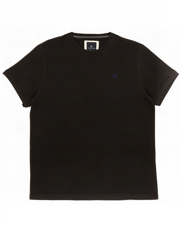 Crew Clothing Herre T-Shirt Top XL Sort Bomuld