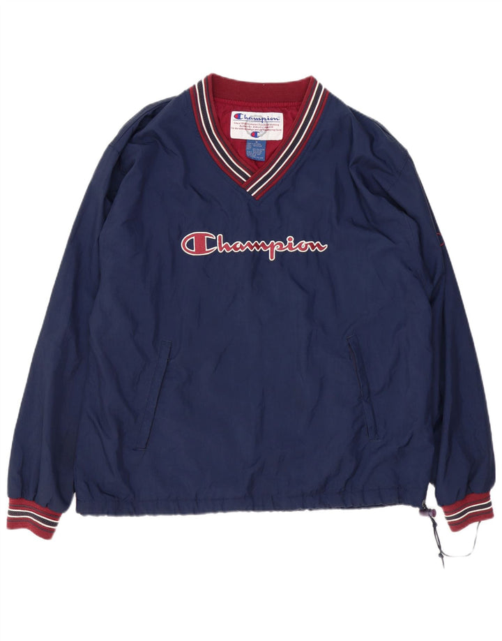 Champion Herre Pullover Loose Fit træningsdragt Top jakke Medium Navy Blue