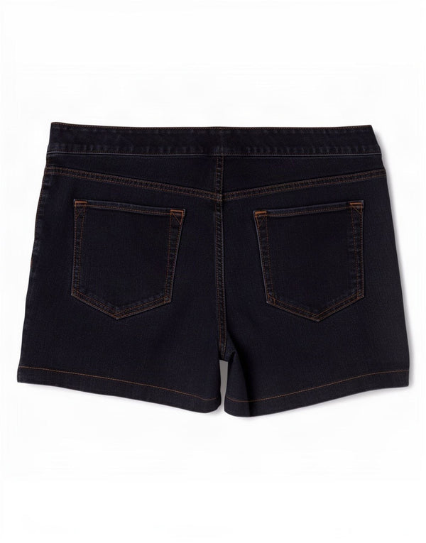 Eddie Bauer Womens Slight Curve denimshorts US 8 Medium W32 Navy Blue
