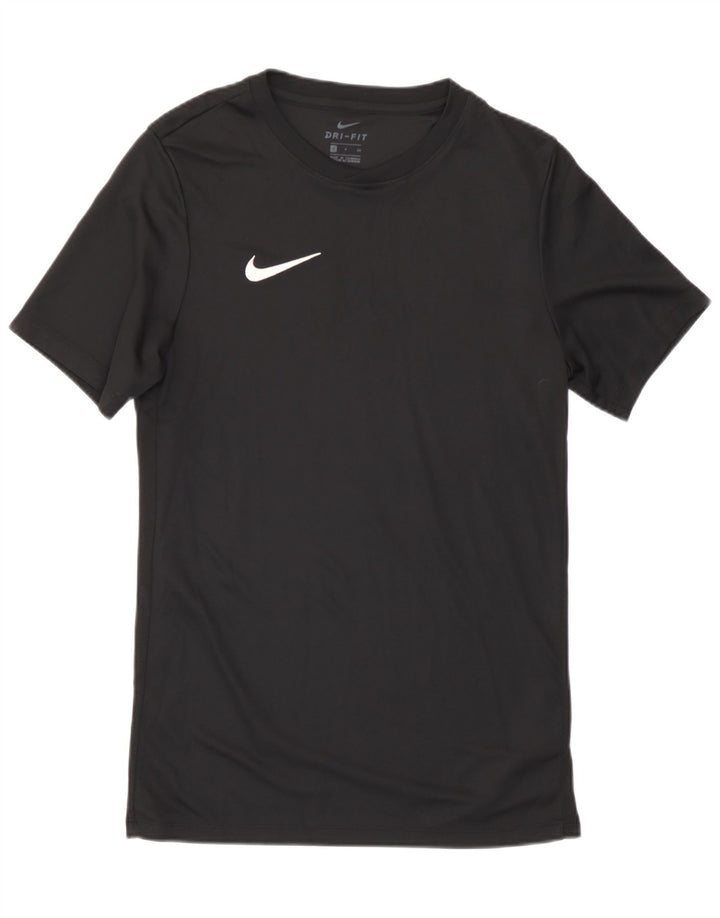 Nike Herre T-Shirt Top Lille Sort Polyester Sports