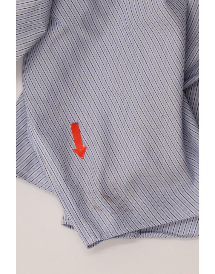 Brooks Brothers Herre 346 skjorte str. 15 Medium blå stribet bomuld