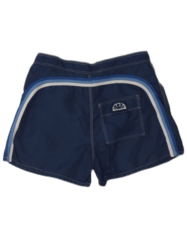 Sundek Badeshorts til mænd Large Navy Blue Colourblock Nylon
