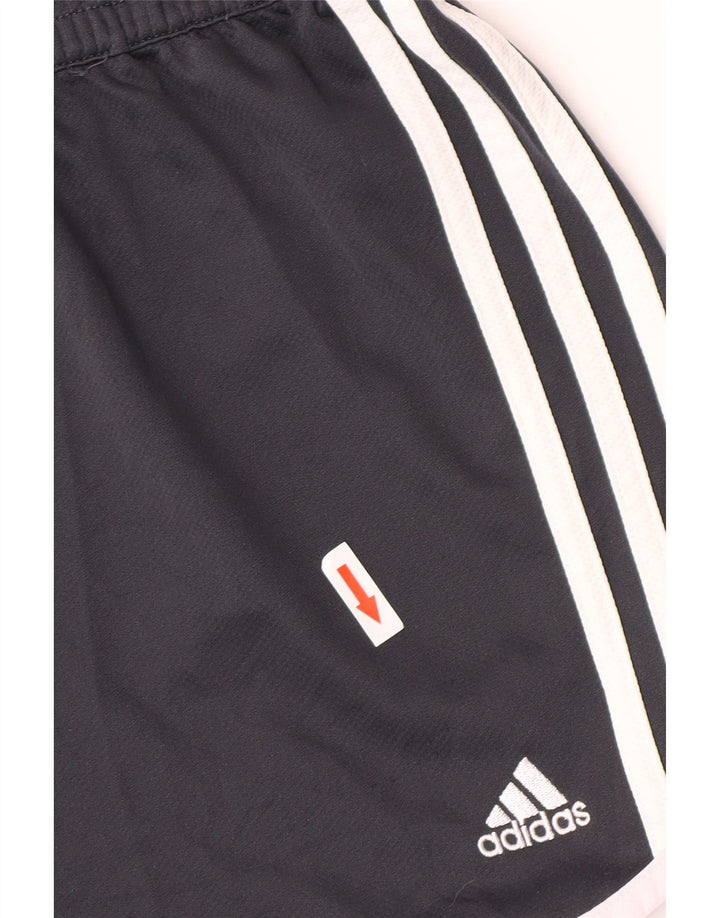 Adidas Dame Sports Shorts UK 16 Large Navy Blue Polyester