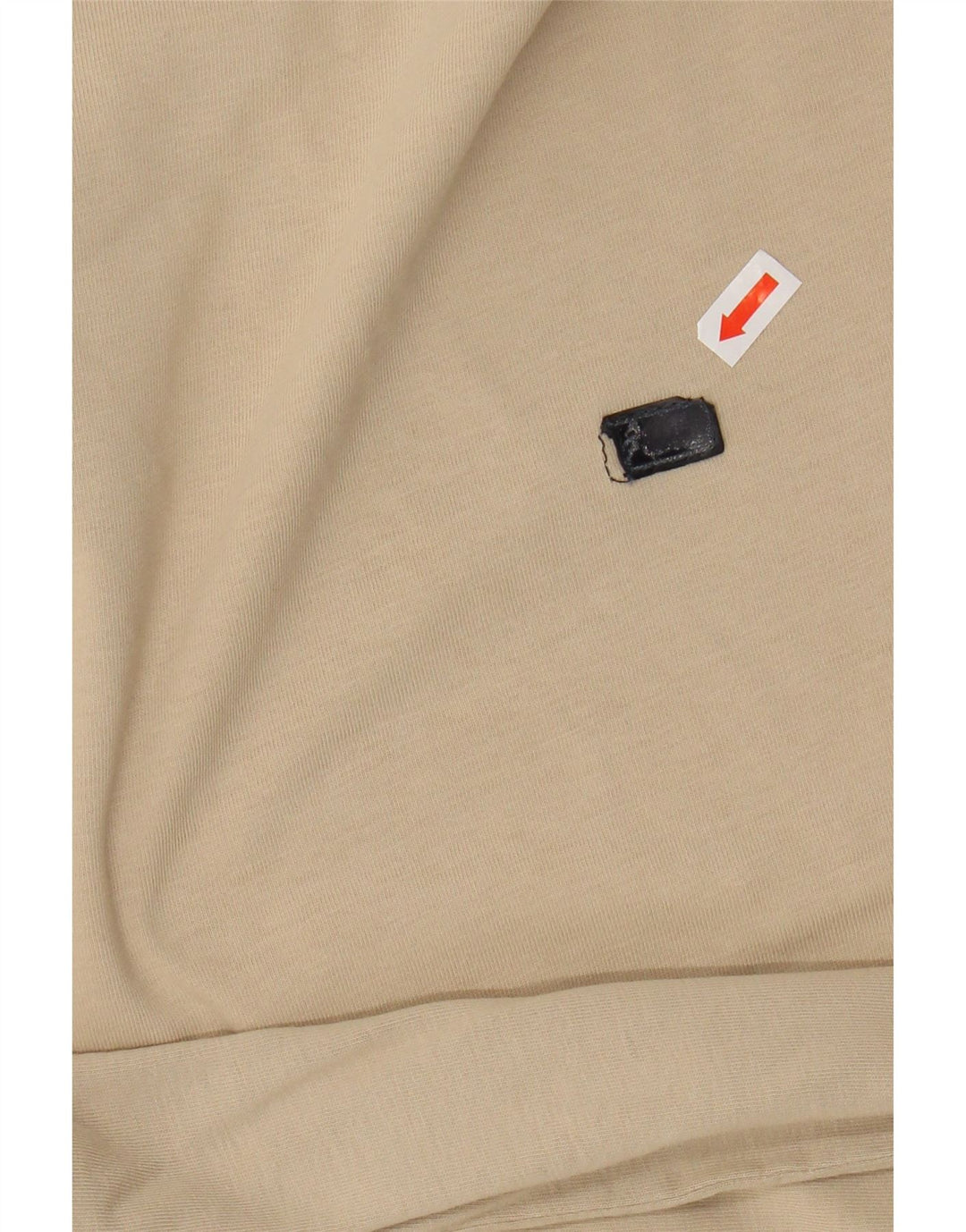 ASICS Herre T-Shirt Top XL Beige Bomuld