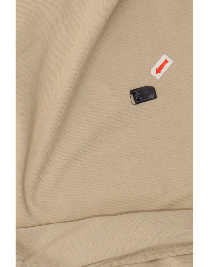 ASICS Herre T-Shirt Top XL Beige Bomuld