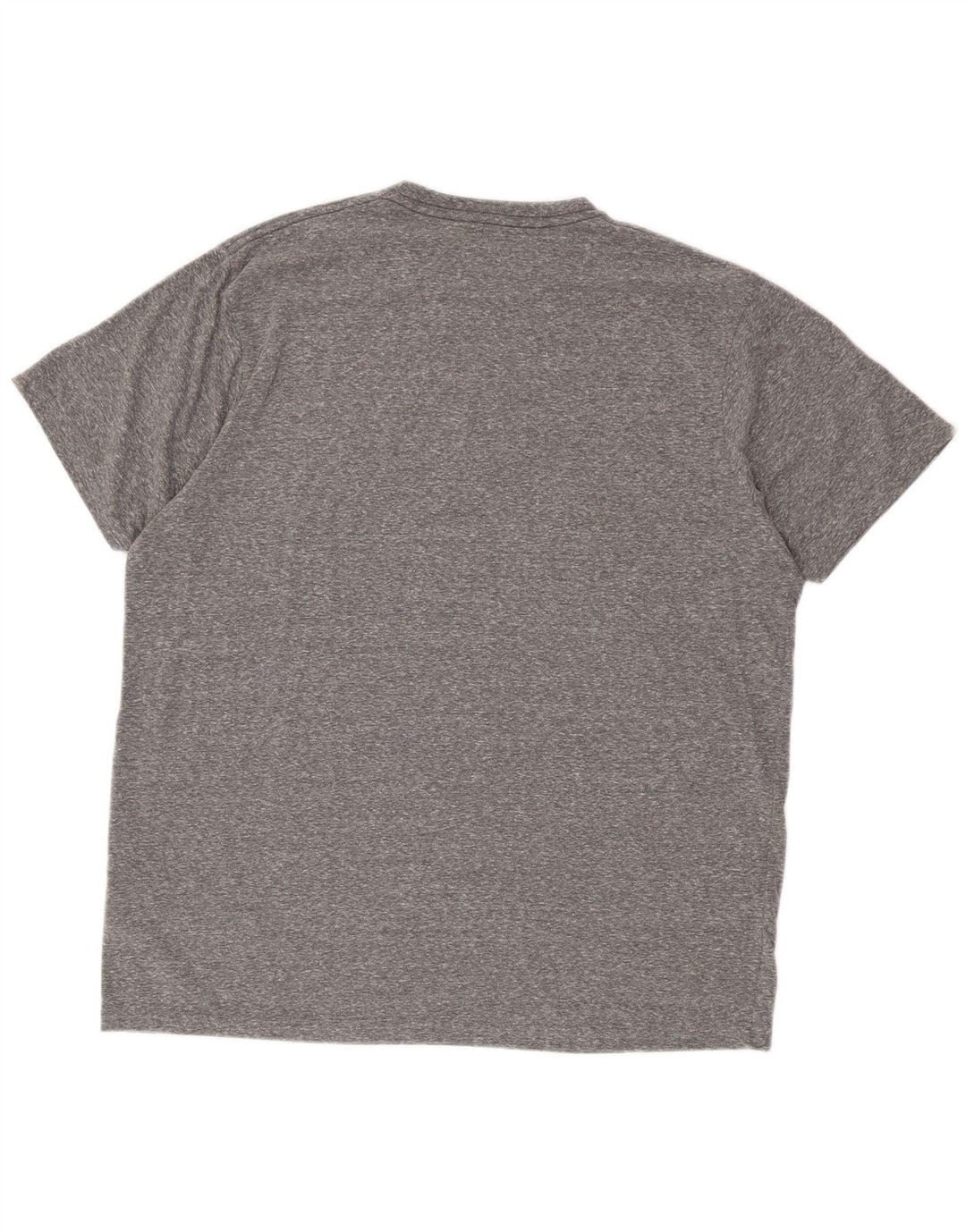 Weird Fish Herre grafisk T-shirt Top XL Grå Flecked Polyester