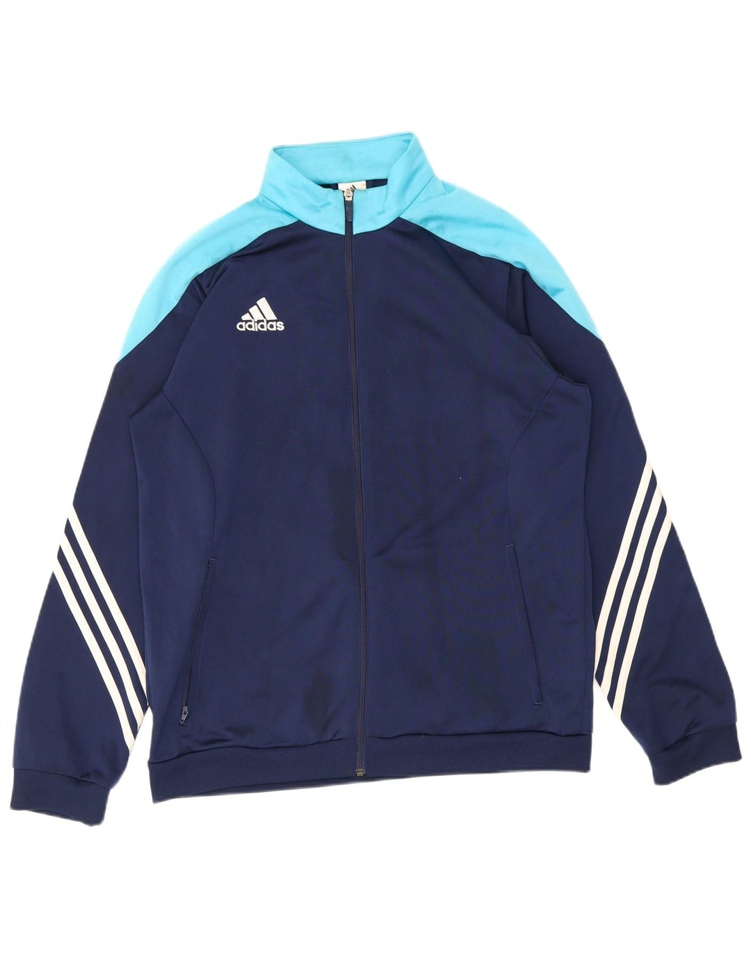Adidas Træningsdragt til mænd Topjakke Stor marineblå Colourblock Polyester