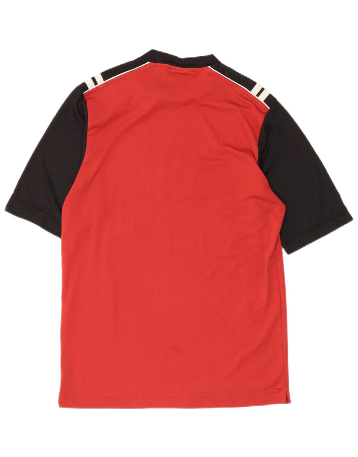 Sergio Tacchini Herre grafisk T-shirt Top Lille rød farveblok