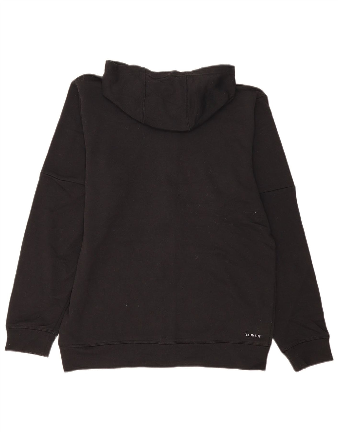 Adidas Herre Climalite hættetrøje med lynlås mellem sort Colourblock Polyester