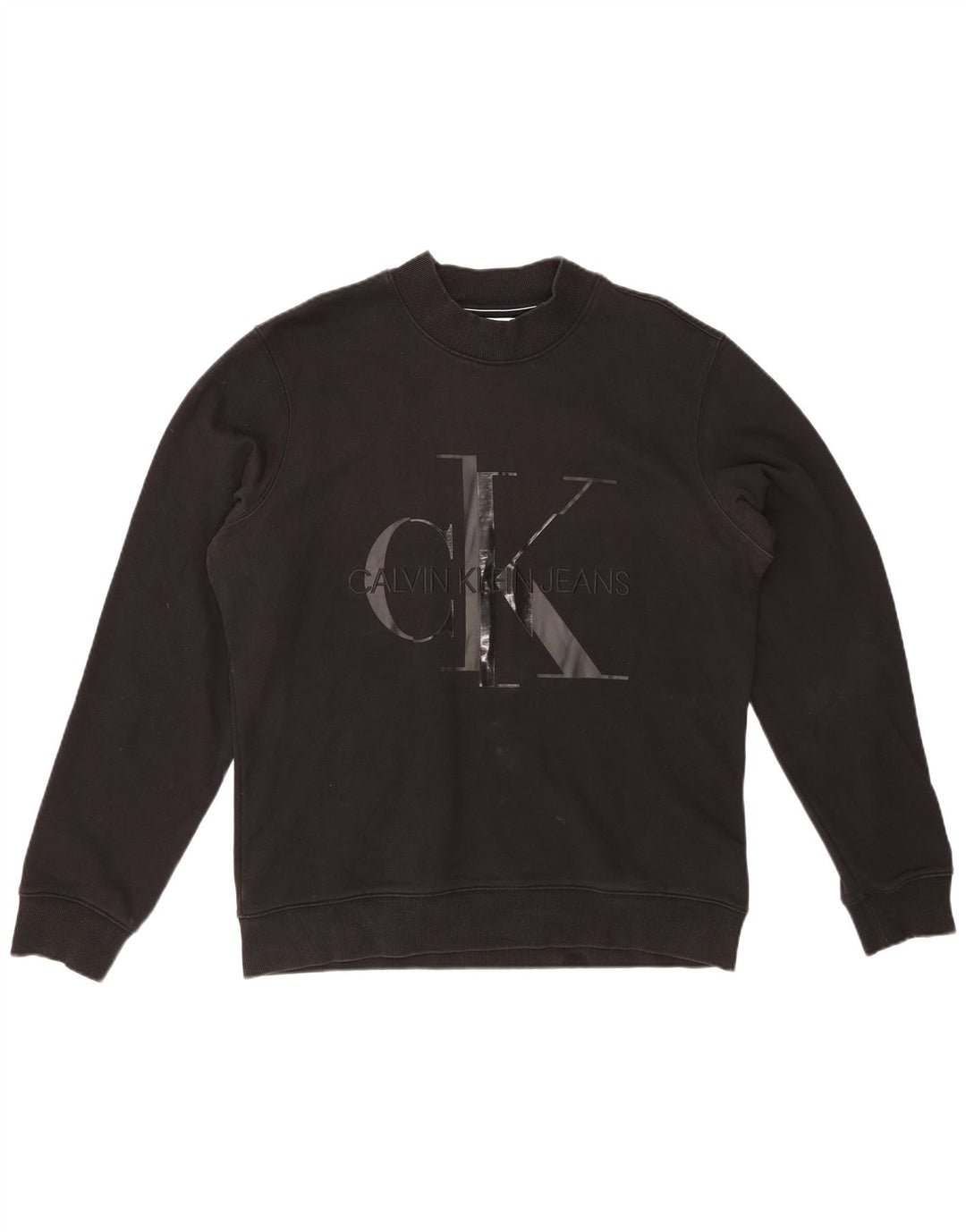 CALVIN KLEIN JEANS Grafisk sweatshirt til kvinder DK 16 Stor Sort