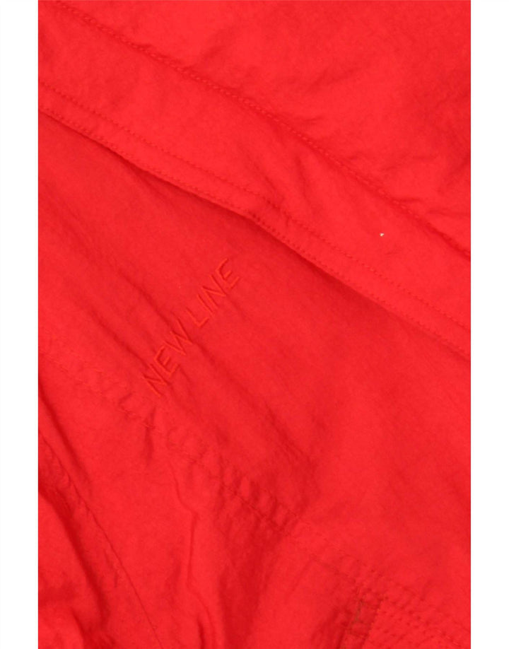 Vintage polstret damejakke UK 18 XL Rød
