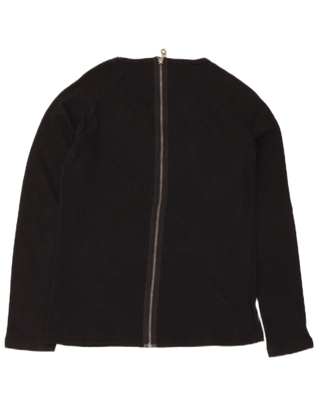 Silvian Heach Dame Grafisk Top Langærmet UK 12 Medium Sort Bomuld