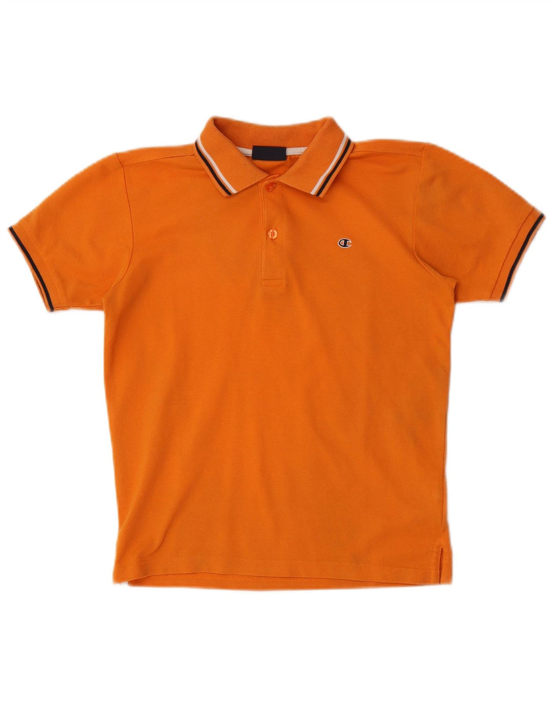 Champion Boys Polo Shirt 7-8 År Lille Orange Bomuld