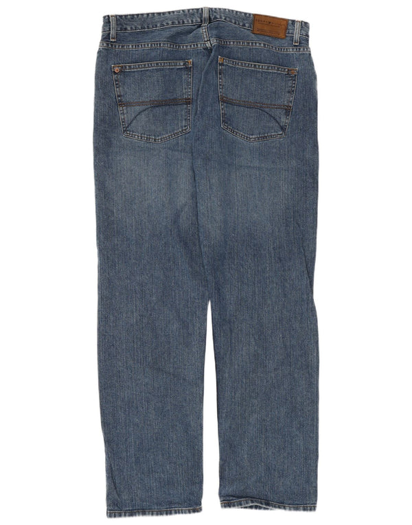 Tommy Hilfiger Herre Classic Fit Straight Jeans W36 L32 Blå Bomuld
