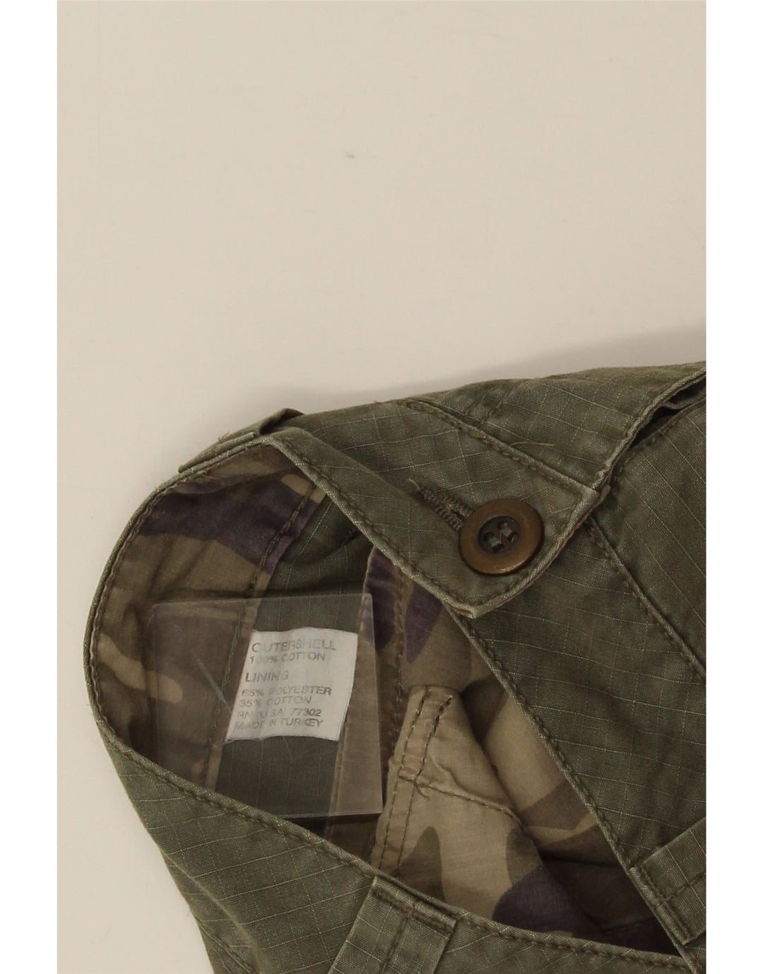ZARA Herre Cargo Shorts EU 46 XL W36 Khaki Bomuld