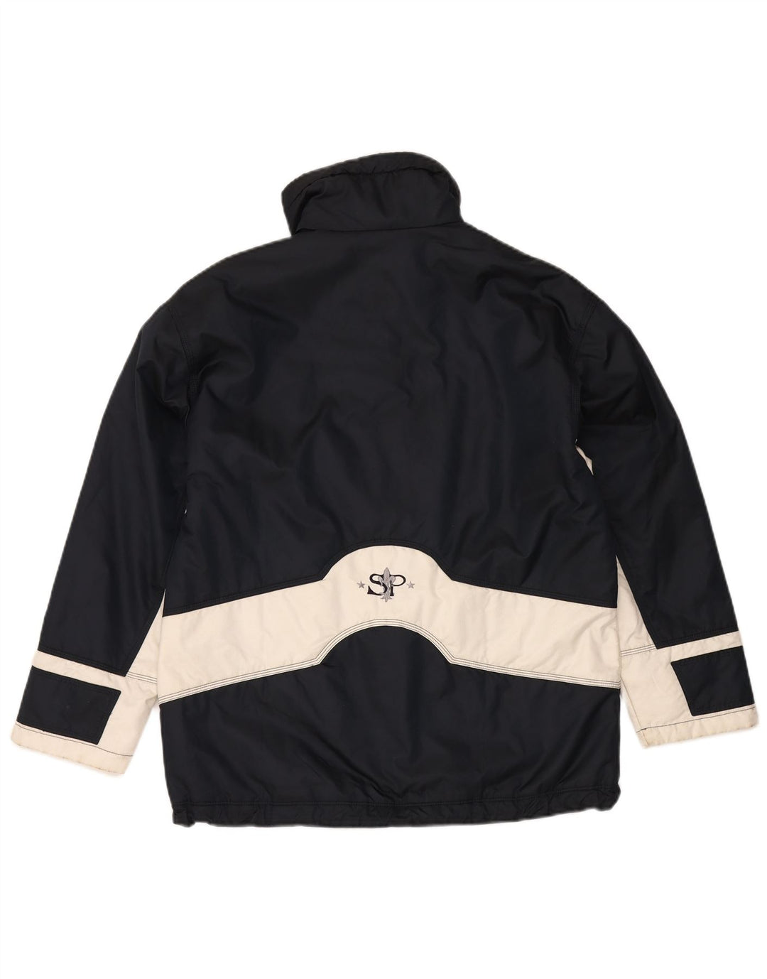 Sportalm Herre grafisk skijakke EU 38 Medium Navy Blue Colourblock
