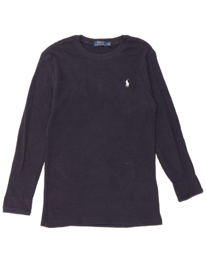 POLO RALPH LAUREN Herre Top Langærmet Medium Marineblå Bomuld