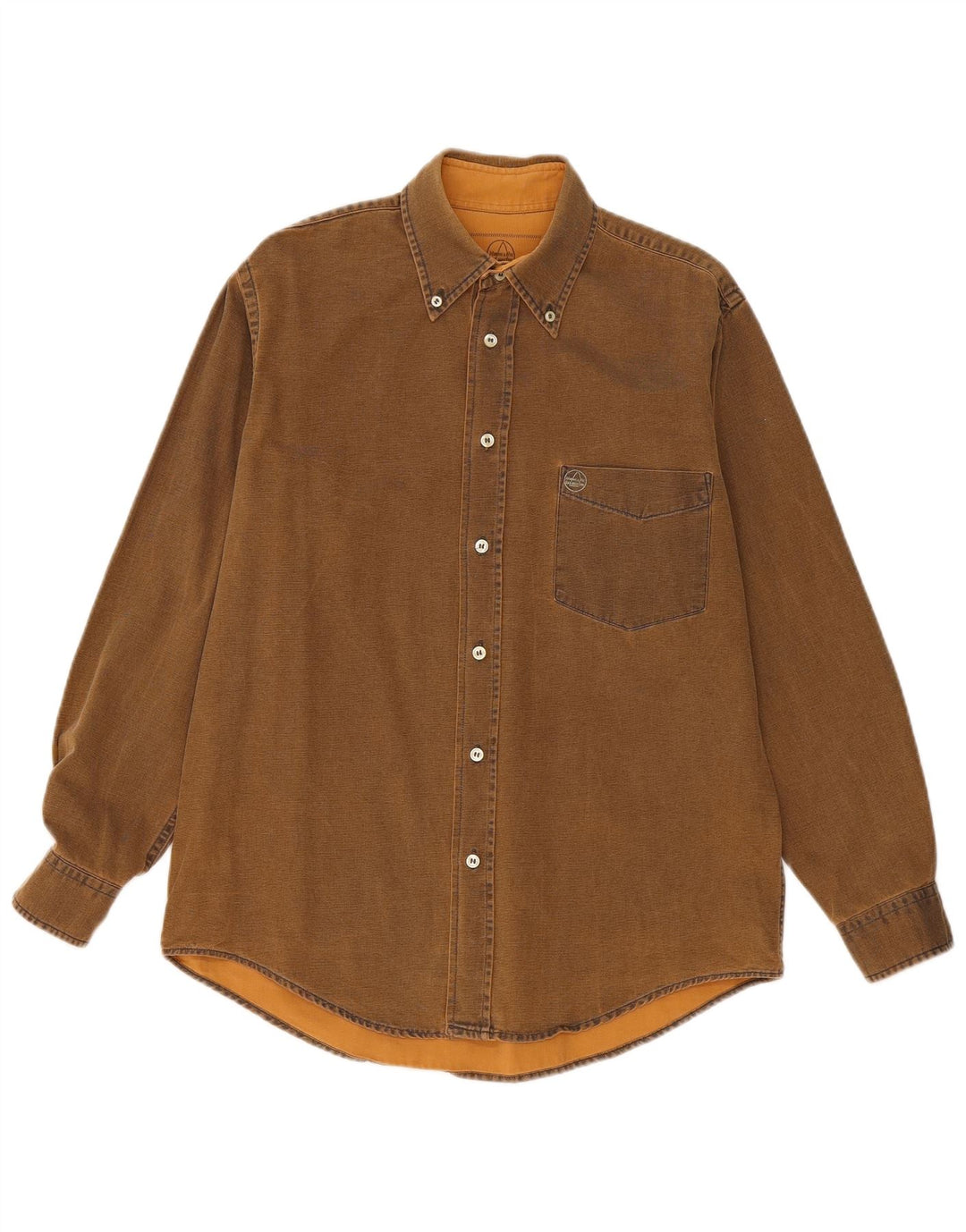 Murphy & Nye Herre Sailmakers Shirt Medium Brun Bomuld