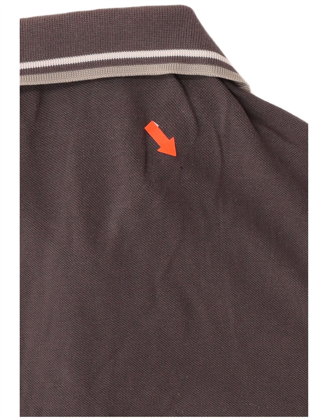 PEUTEREY Mens Polo Shirt Medium Grey Cotton