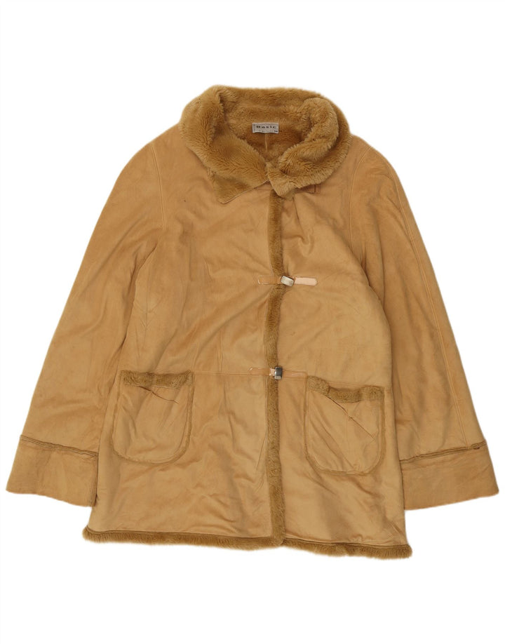 Basic Sherpa-jakke til kvinder UK 18 XL Beige