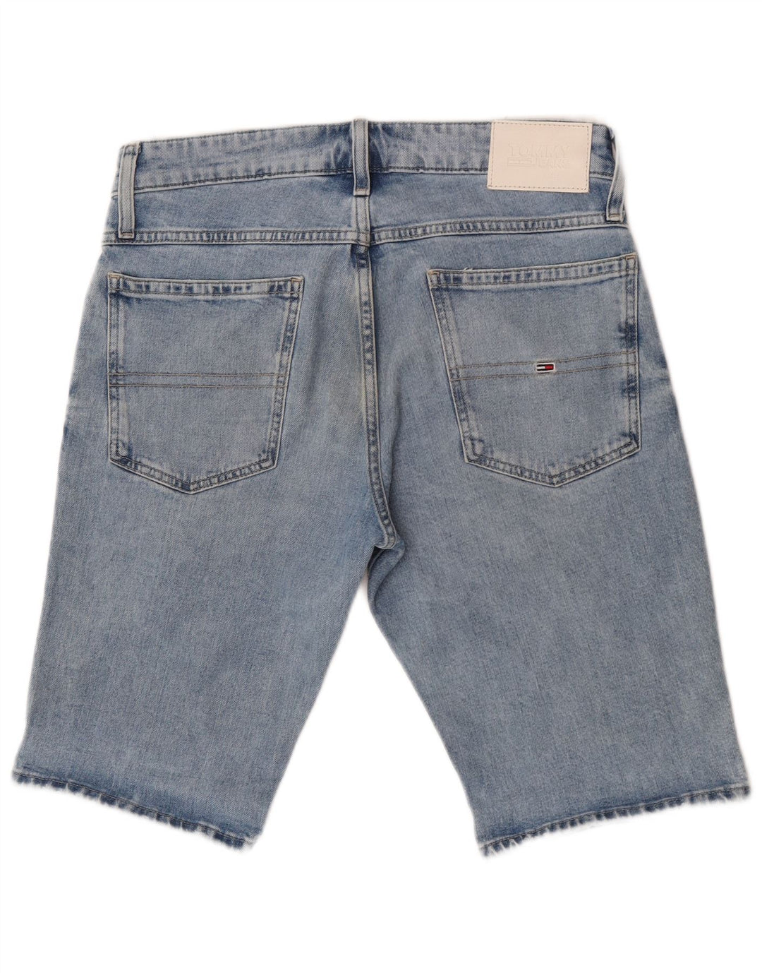 Tommy Hilfiger Herre Denim Shorts W31 Medium Blue Bomuld