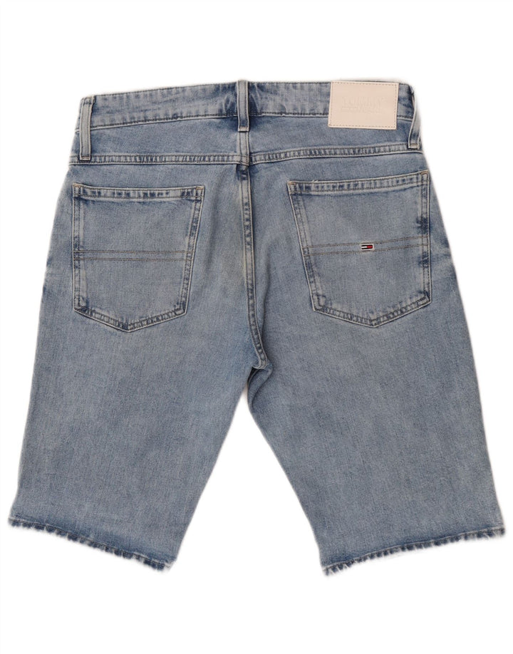Tommy Hilfiger Herre Denim Shorts W31 Medium Blue Bomuld