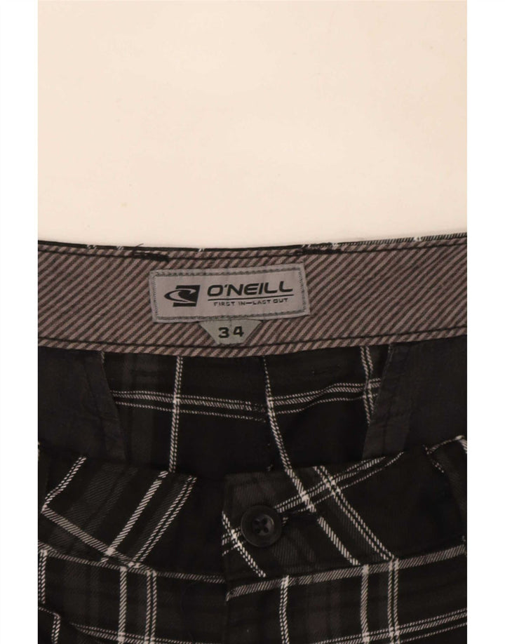 O'Neill Chino Shorts til mænd W34 Stor sort ternet