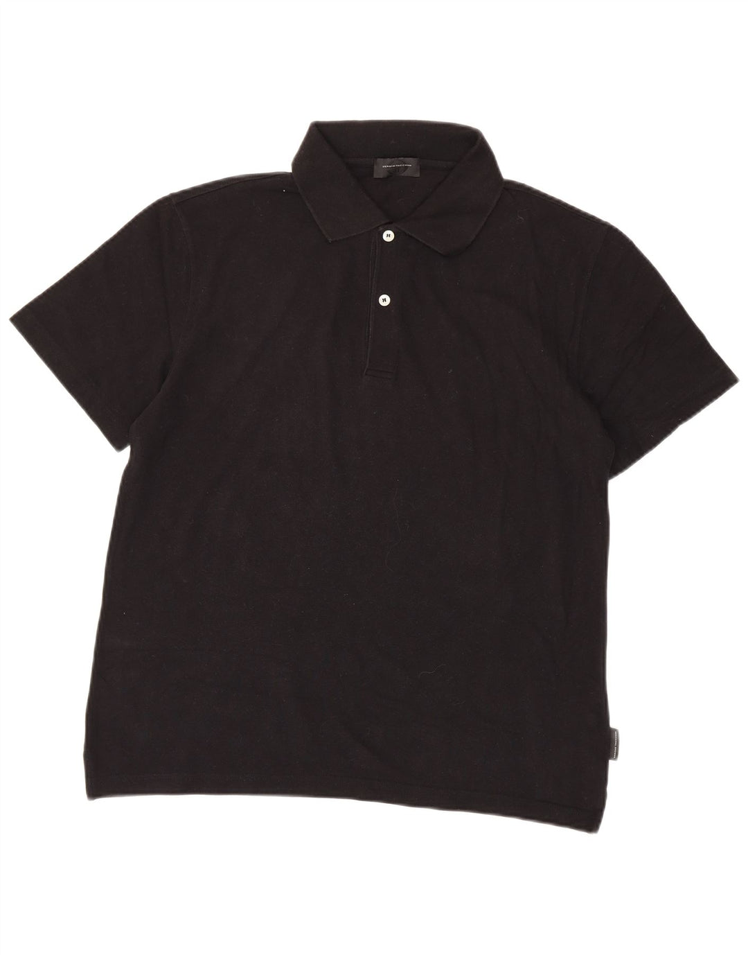 Sergio Tacchini Herre poloshirt IT 50 Medium Sort Bomuld